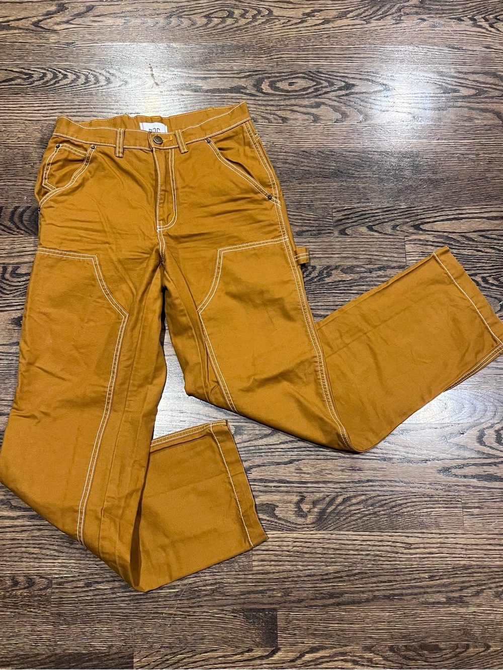 BDG Mustard Yellow Carpenter Pants - Women's 26 - Utility Y2K Workwear